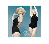 Marilyn Monroe (All My Love 40 x 40 cm Toile Imprimée