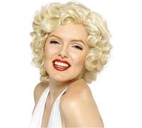 Marilyn Monroe - Perruque Femme SM159 (Taille unique) (Blonde)