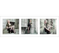 Marilyn Monroe (The Parisian Series 33 x 95 cm Toile Imprimée