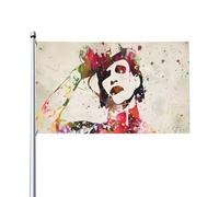 Marilyn Music Manson Bannière à suspendre pour extérieur intérieur jardin automne dortoir 0,9 x 1,5 m