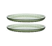 Marimekko Assiette en verre Syksy Ø17 cm lot de 2 Olive