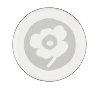 Marimekko Assiette Oiva Unikko Ø25 cm White-light grey-cobalt