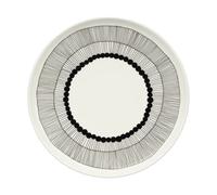 Marimekko Assiette Siirtolapuutarha White-black