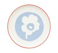 Marimekko Assiette Unikko Ø20 cm White-light blue-orange red