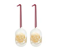 Marimekko Boules de Noël Tiara 2025 6x9 cm White-gold