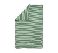 Marimekko Housse de couette Tasaraita 150x210 cm Off white-dark green