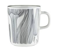 Marimekko Mug Kukat Puhkeavat 25 cl White-forest green-black