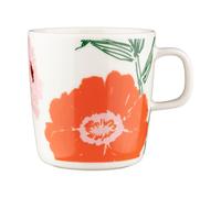 Marimekko Mug Puutarhakutsut 40 cl White-green-orange
