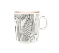Marimekko Oiva/Kukat Puhkeavat Mug 2,5 dl, blanc, noir, orange