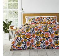 Marimekko Parure de lit en Coton, Rose, King Size