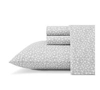 Marimekko Parure de lit en Percale de Coton pour décoration d'intérieur Nette et fraîche, draps, Grise (Pikkuinen Unikko Grey), pour lit Double