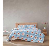 Marimekko - Parure de lit Queen Size, Parure de lit 100% Coton avec Une Sensation naturellement Douce, légère pour Un Confort Toute l'année, Parure de lit 3 pièces avec taies d'oreiller Assorties