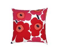 Marimekko Housse de coussin Pieni Unikko 50x50 cm rouge-bleu marine