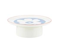 Marimekko Plateau de service Unikko White-light blue-orange red. Ø24 cm