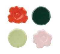 Marimekko Porte-baguettes Unikko & Kivet. lot de 4 pièces Pink-pear-red-dark green