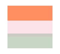 Marimekko Serviette Hennika 33x33 cm Lot de 20 Orange-Green