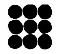 Marimekko Serviette Kivet 33x33 cm Lot de 20 Black-White