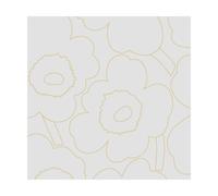 Marimekko Serviettes Piirto Unikko 33x33 cm . Pack de 20 Cream Gold