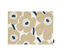 Marimekko Set de dessous de plat Pieni Unikko en acrylique Off white-beige-dark blue