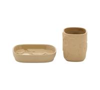 Marimekko Set de salle de bain Unikko 2 pièces grès sandstone