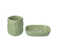Marimekko Set de salle de bain Unikko 2 pièces Pear