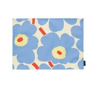 Marimekko Set de table Pieni Unikko Off white-light blue-melon-orange red. 31x42 cm