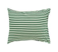 Marimekko Taie d'oreiller Tasaraita 50x60 cm Off white-dark green