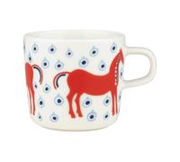 Marimekko Tasse Musta Tamma 20 cl Off white-orange red-light blue