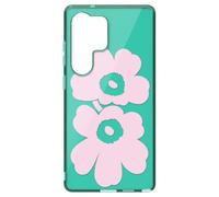Marimekko Unikko Coque Hybride Motif Floral pour Samsung Galaxy S25 Ultra, Rose