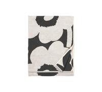MARIMEKKO Unikko Serviette de Bain en Coton éponge (Anthracite) - Serviettes de Bain à Motif Floral - 150 x 71,1 cm