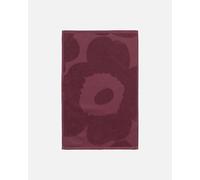 Marimekko Unikko Serviette d'invité solide Bordeaux 32 x 50 cm