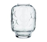 Marimekko Vase en verre Unikko Clear. 18 cm