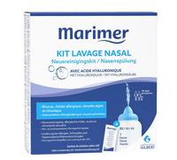 Marimer Kit de lavage nasal et décongestion du nez - Flacon + 30 Sachets Spray 1 pc(s)