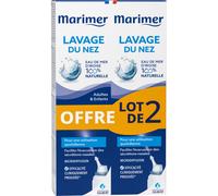MARIMER Spray Hygiène nasale isotonique lot 2x100 ml