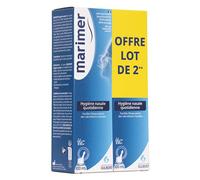 MARIMER Spray Hygiène nasale isotonique lot 2x100 ml