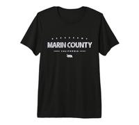 Marin County Californie T-Shirt Haut de Gamme