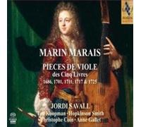 Marin Marais: Pieces de Viole des Cinq Livres 1686, 1701, 1711, 1717 & 1725 NEUF