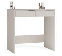 CDF Bureau Marina 2S | Couleur : cachemire (beige) | Table de travail spacieuse | Deux tiroirs spacieux | Design élégant | Construction robuste | Montage facile