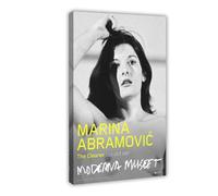 Marina Abramovic Poster sur toile pour décoration de chambre à coucher, bureau, chambre, cadeau 50 x 75 cm