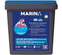 Marina Désinfection Régulière - Galets de Chlore Multifonction 4,32kg Blanc G