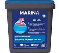 Marina Chlore Multifonction Tout-en-Un, Dosage idéal pour Piscine d'environ 25 m3, pastilles de Chlore Multifonctions pour Piscine, 5 kg