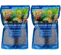 Marina Gravier pour Aquarium Noir 2 kg (Lot de 2)