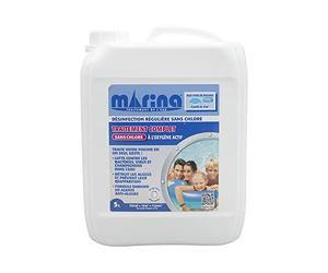 Marina L501230M1 Traitement Complet sans Chlore pour Piscine Hors Sol de 5 à 15 m3 ou 3 à 6 m de diamètre