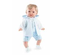 Marina & Pau Poupée Teo Vichy de 45 cm présentation dans Un Coffret