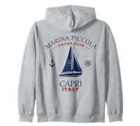 Marina Piccola Capri Yacht Club Bateau Italiennes Amalfi Sweat à Capuche