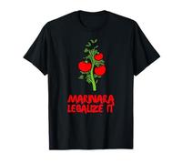 Marinara Legalize It T-shirt humoristique avec inscription « Italian Sauce » T-Shirt