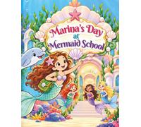 Marina's Day at Mermaid School: A Mermaid Coloring Book for Kids Ages 3-7 | 40 Fun & Easy Underwater Scenes