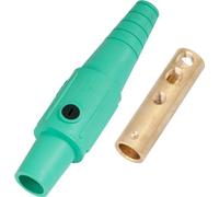Marinco CLS40FB-E CLS Caméra de type série 16 en ligne Connecteur simple broche 400 Amp, 600 Volt, 2/0-4/0 AWG, Femelle - Vert (E)