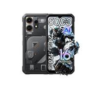 OSCAL MARINE 3 Téléphone Portable Incassable 6.56"" Android 16 24Go+128Go 5000mAh Android smartphone 4G,NFC,Dual SIM - Noir