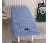 Marine,70x185cm/2.2x6ft,Réutilisables Couvercle De Lit Avec Trou De Visage,Massage Extensible Tasse De Massage De Massage Pour Le Couvercle De Massage Du Spa De Beauté